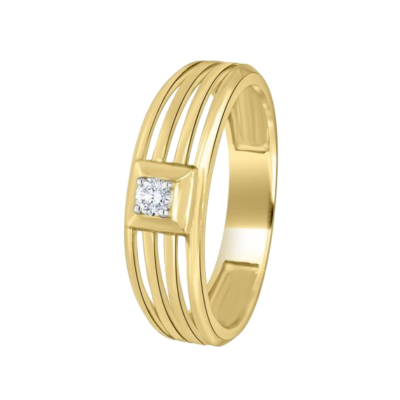 Elegant Finger Ring for Men – Refined Sophistication in Gold