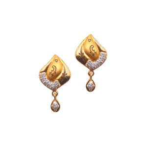 Divine Grace Drop Earrings – Elegance with a Sacred Touch