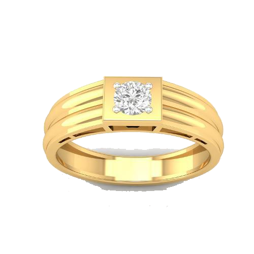 Elegant Finger Ring for Men – Refined Sophistication in Gold - Image 2